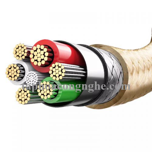 Ugreen 40695 0.5M màu Vàng Cáp Lightning sạc + truyền dữ liệu cho iPhone US199 30040695